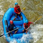 group of people rafting