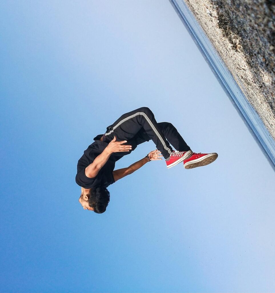 man jumping