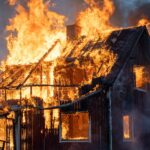 house on fire