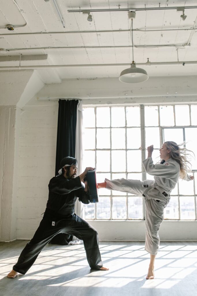 girl sport fight fitness