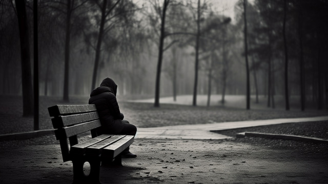 pngtree-man-sits-alone-on-a-bench-in-a-park-image_2574125 Erek Erek 2D Arti Mimpi Melihat Orang Duduk Sendiri