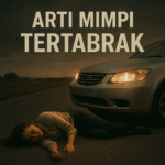 Arti mimpi tertabrak kendaraan menurut primbon psikologi dan erek erek 2D 3D 4D dengan tafsir lengkap penuh makna kehidupan.