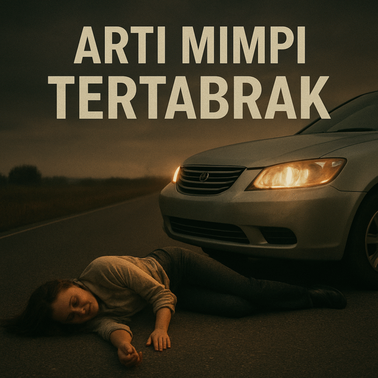 Arti mimpi tertabrak kendaraan menurut primbon psikologi dan erek erek 2D 3D 4D dengan tafsir lengkap penuh makna kehidupan.