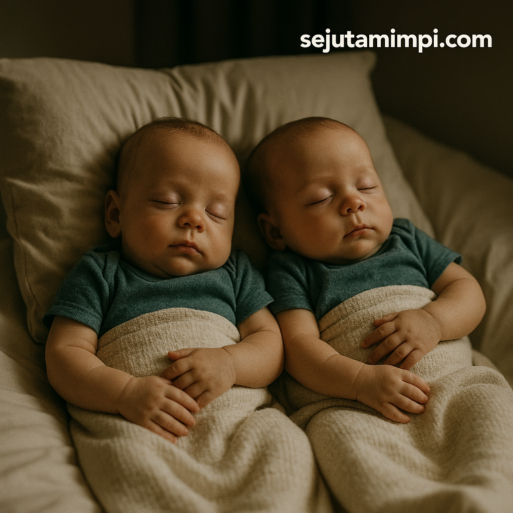 Buatkan-Foto-arti-mimpi-bayi-kembar-cinematic-1080x1080-px-dan-ada-tulisan-sejutamimpi.com-di-pojok-atas-kanan Arti Mimpi Bayi Kembar: Simbol Kebahagiaan Ganda dan Tantangan Seimbang