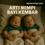 Gambar ilustrasi arti mimpi bayi kembar dan tafsir angka keberuntungan 2D 3D 4D.