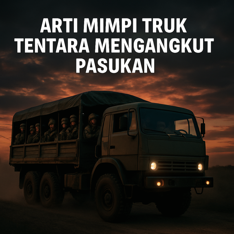 Arti mimpi truk tentara mengangkut pasukan penuh makna tentang kekuatan, perlindungan, perjuangan hidup, dan tanda rezeki dalam primbon Jawa