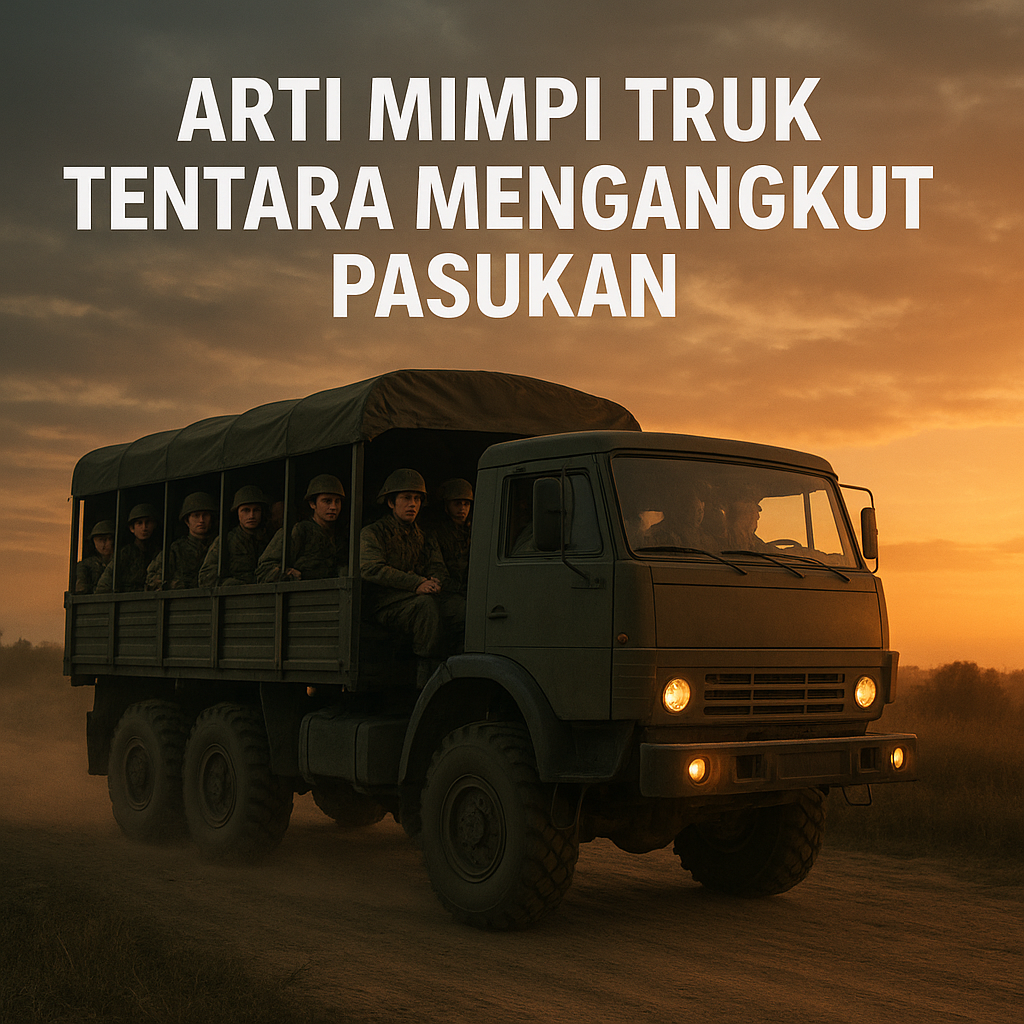 Arti mimpi truk tentara mengangkut pasukan penuh makna tentang kekuatan, perlindungan, perjuangan hidup, dan tanda rezeki dalam primbon Jawa