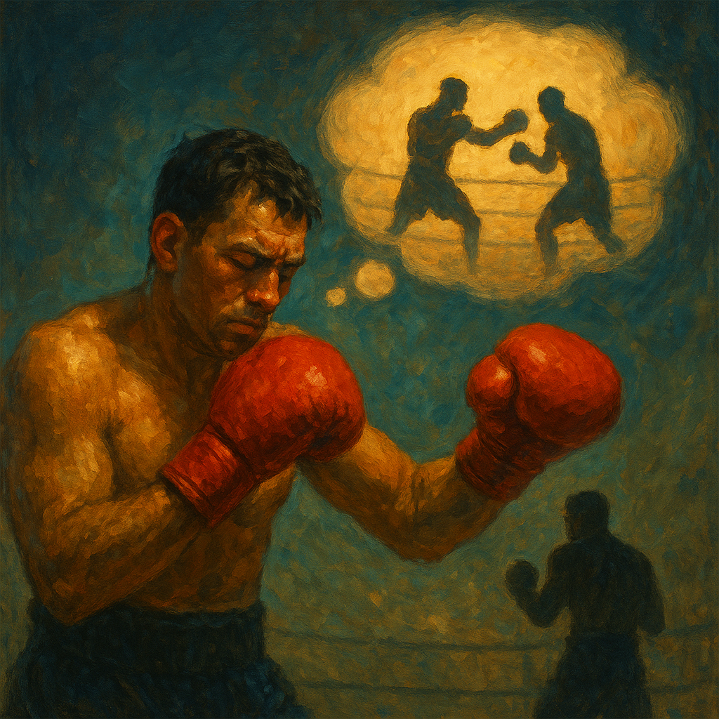 Arti mimpi tinju boxing lengkap primbon Jawa, psikologi, tafsir modern, serta erek erek angka 2D 3D 4D penuh makna kehidupan.