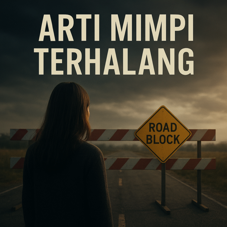 Arti mimpi terhalang lengkap tafsir primbon, psikologi, dan erek erek 2D 3D 4D penuh makna simbol kehidupan cinta, karier, dan sosial.