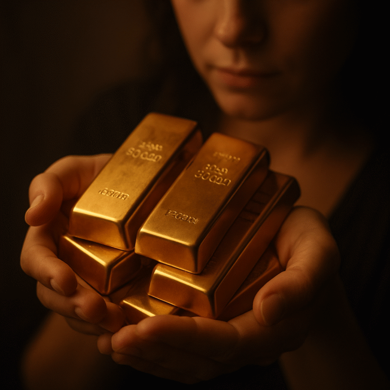 Tafsir mimpi memegang emas melambangkan keberuntungan, kemakmuran, dan peluang emas yang segera datang dalam kehidupan.