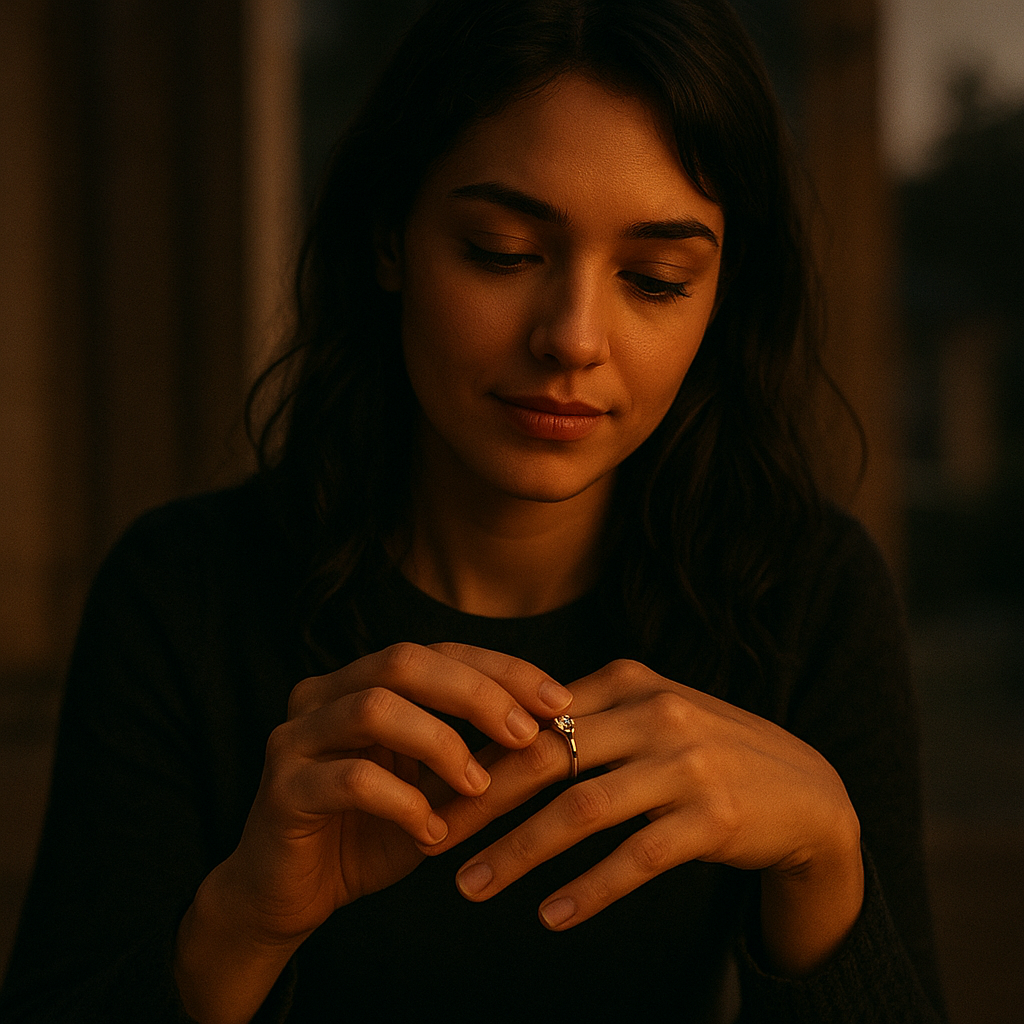 Gambar arti mimpi mengenakan cincin dengan makna simbolis, hubungan, dan erek-erek 2D3D4D lengkap untuk panduan mimpi.