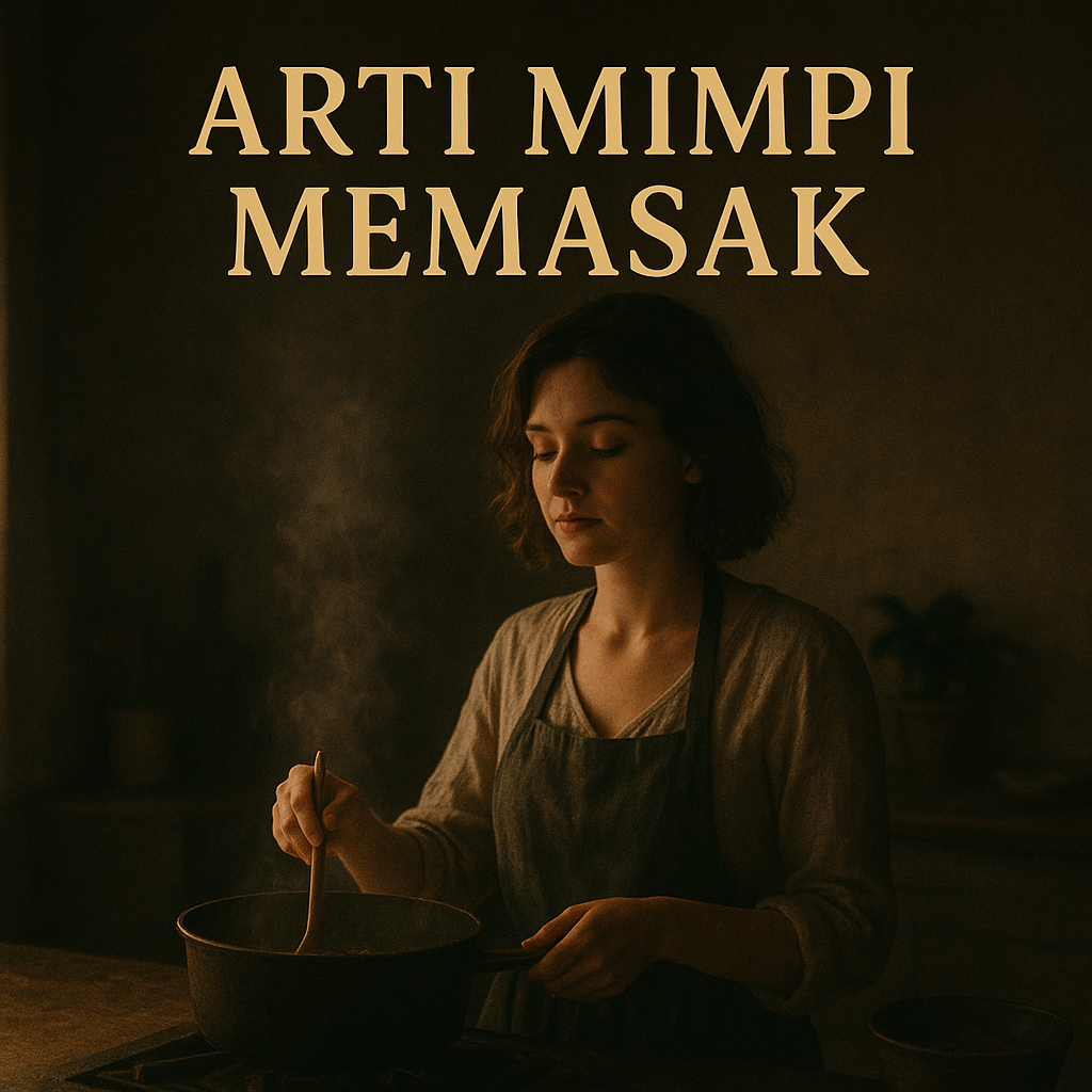 Arti mimpi memasak tafsir lengkap primbon psikologi Islam rezeki dan angka erek-erek 2D 3D 4D paling akurat terbaru.