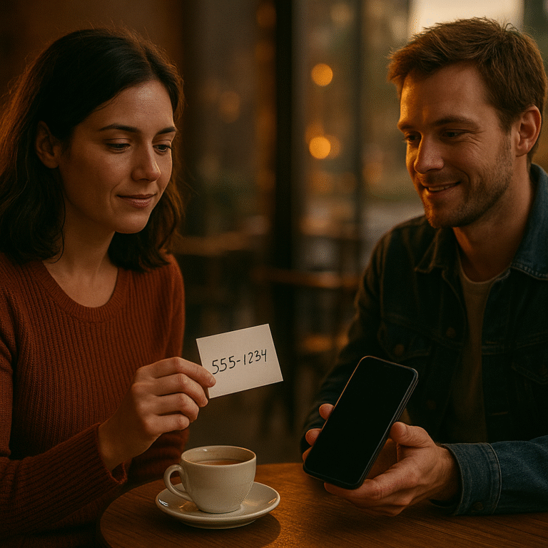 Ilustrasi arti mimpi tukar nomor telepon lengkap dengan tafsir makna, pertanda asmara, pertemanan, hingga peluang rezeki menurut primbon dan erek-erek.