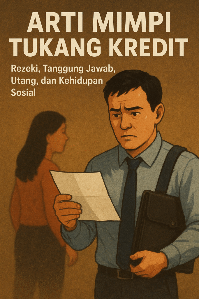 Arti mimpi tukang kredit menandakan rezeki, tanggung jawab, utang, dan angka erek erek 2D 3D 4D yang membawa makna kehidupan.