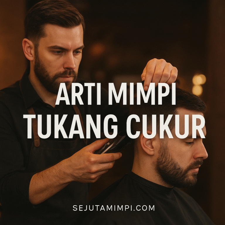 Arti mimpi tukang cukur melambangkan perubahan hidup, rezeki, awal baru, tafsir primbon Jawa, psikologi, dan angka erek erek 2D 3D 4D.