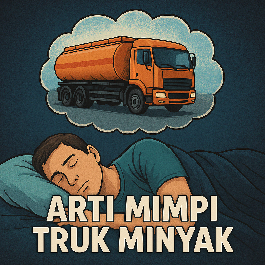 Arti mimpi truk minyak melambangkan rezeki besar, tanggung jawab, peringatan hidup, serta tafsir primbon, Islam, psikologi, dan erek-erek angka.