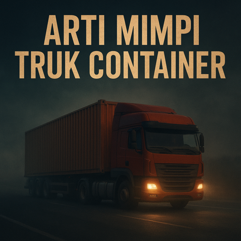 Arti mimpi truk container penuh makna rezeki, tanggung jawab, perjalanan hidup, tafsir primbon Jawa, psikologi, dan erek erek angka.