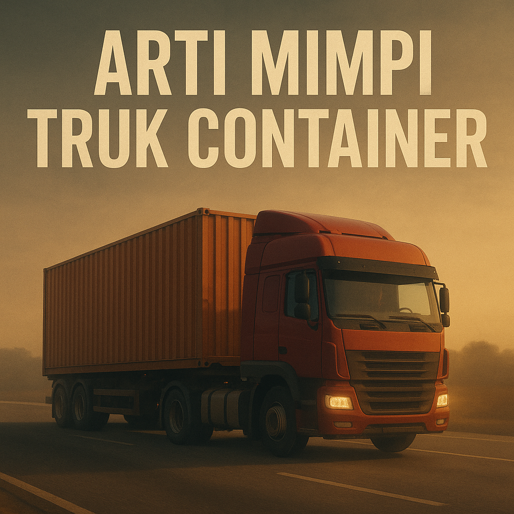 Arti mimpi truk container penuh makna rezeki, tanggung jawab, perjalanan hidup, tafsir primbon Jawa, psikologi, dan erek erek angka.