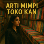 Ilustrasi arti mimpi toko kain menurut primbon Jawa, psikologi, dan Islam dengan tafsir lengkap serta angka erek erek 2D 3D 4D rezeki dan keberuntungan.