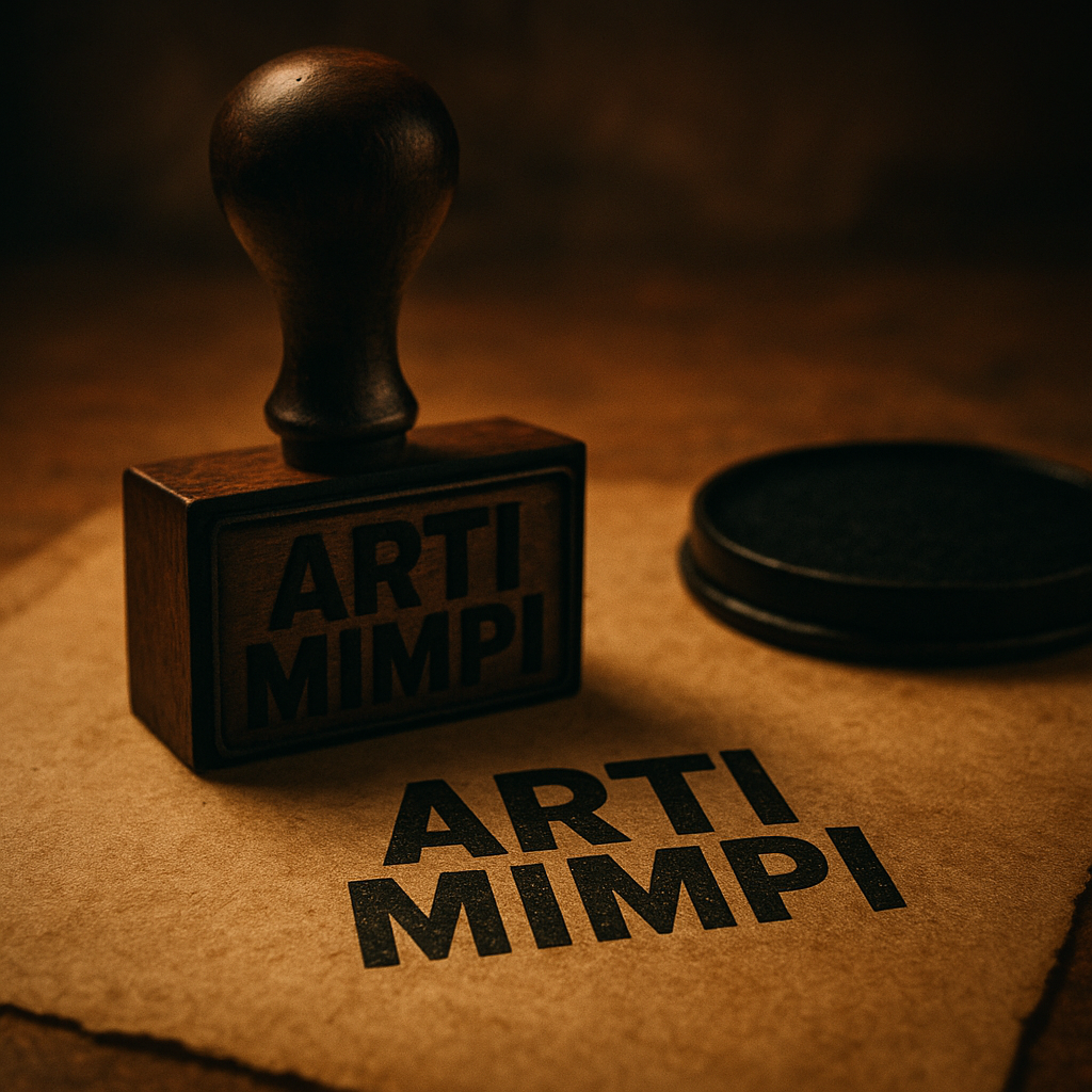 Arti Mimpi Tinta Stempel Menurut Primbon Psikologi dan Erek Erek 2D 3D 4D Tafsir Lengkap