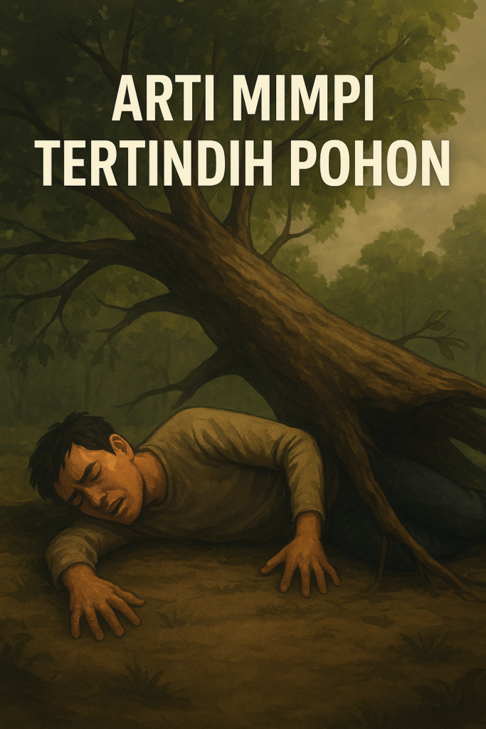 Arti mimpi tertindih pohon menandakan tekanan hidup, ujian, rezeki besar, dan perubahan penting menurut primbon Jawa dan psikologi