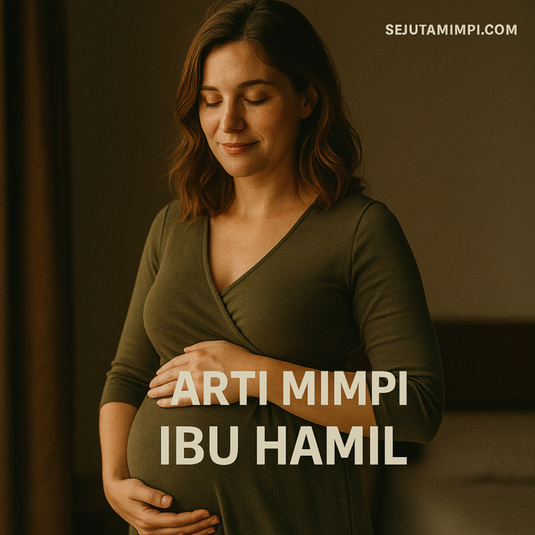 Ilustrasi mimpi ibu sedang hamil dengan suasana hangat dan penuh harapan