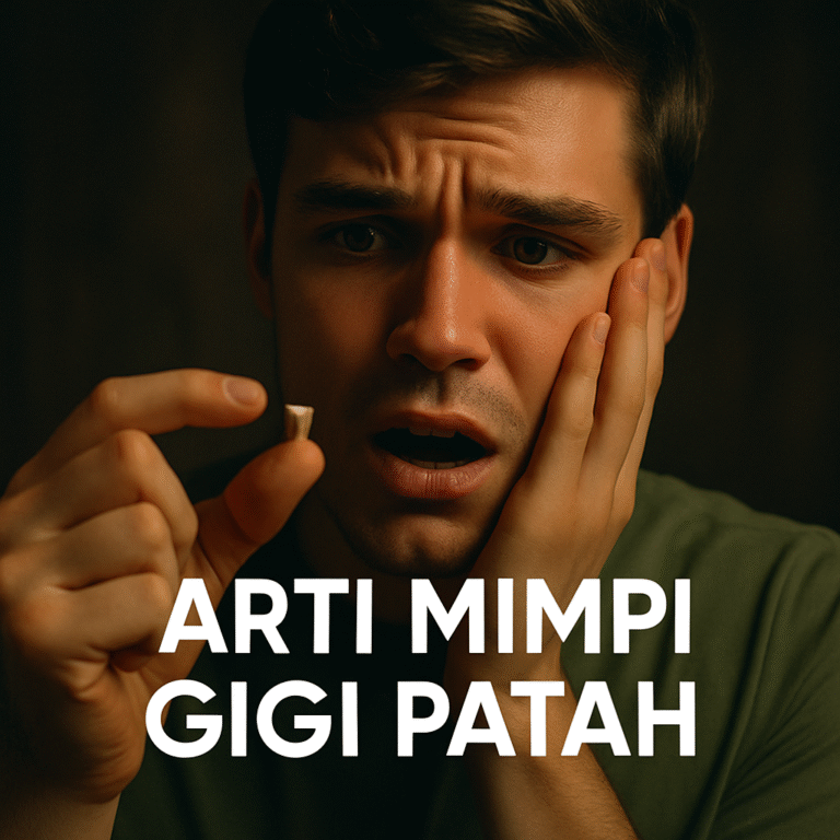 Ilustrasi arti mimpi gigi patah secara psikologis dan spiritual lengkap dengan tafsir erek-erek 2D 3D 4D angka keberuntungan mimpi gigi patah malam hari.