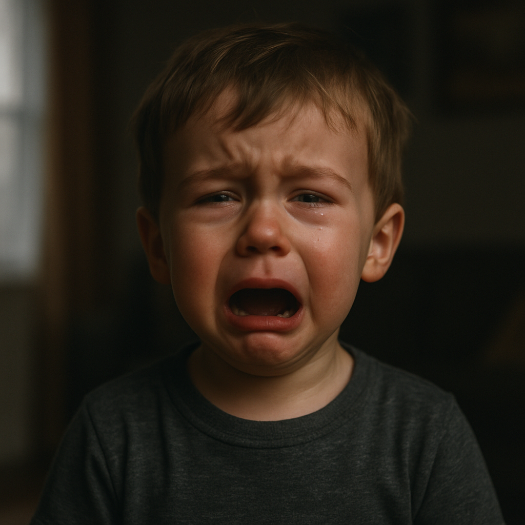 Gambar anak menangis dalam mimpi menyampaikan pesan batin, perasaan tertahan, dan tanda perlindungan spiritual yang mendalam dalam kehidupan nyata