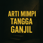 Ilustrasi mimpi tangga ganjil dengan makna simbolis dan angka keberuntungan