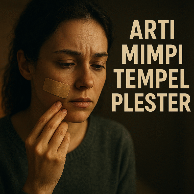 Arti mimpi tempel plester menurut primbon psikologi Islam dan tafsir lengkap dengan erek erek 2D 3D 4D penuh makna kehidupan.