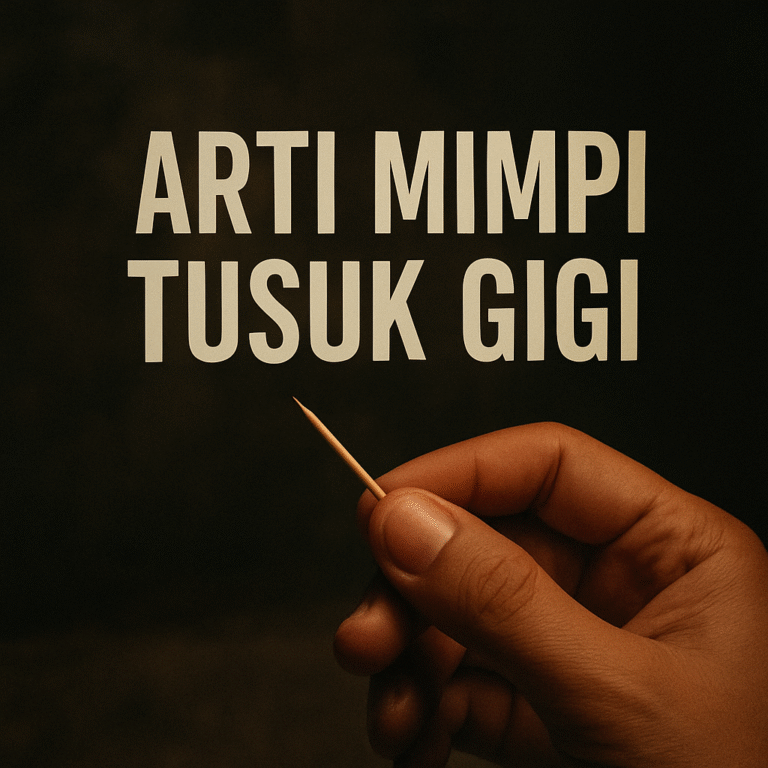 Arti mimpi tusuk gigi menurut primbon Jawa dan erek erek lengkap tafsir makna mendalam serta angka hoki 2D 3D 4D paling tepat.