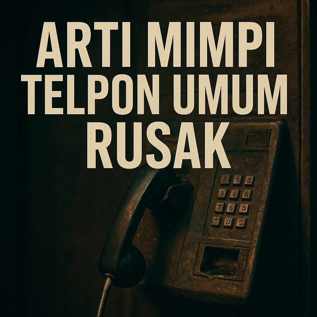 Arti Mimpi Telpon Umum Rusak dalam Tafsir Primbon dan Psikologi