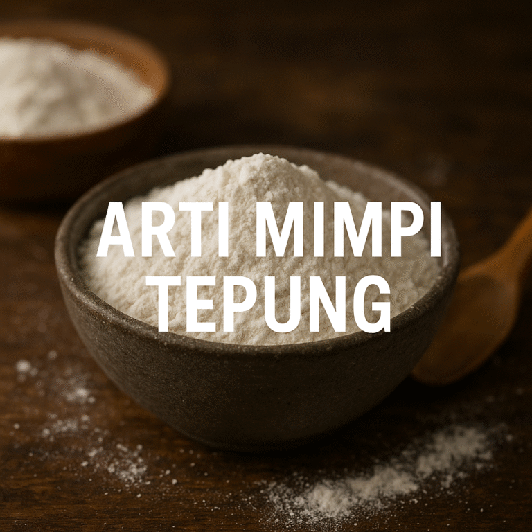 Arti mimpi tepung menurut primbon Jawa, psikologi, dan erek erek lengkap membawa makna rezeki, keberuntungan, usaha, dan kehidupan.