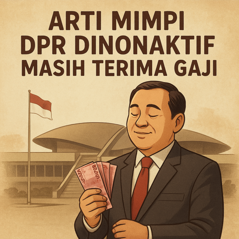 Arti mimpi DPR dinonaktif masih terima gaji melambangkan rezeki, karier, tanggung jawab, dan keadilan dalam kehidupan nyata.