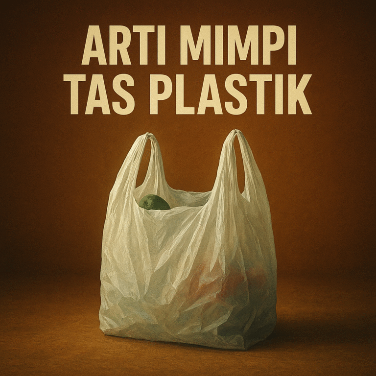 Ilustrasi arti mimpi tas plastik penuh makna