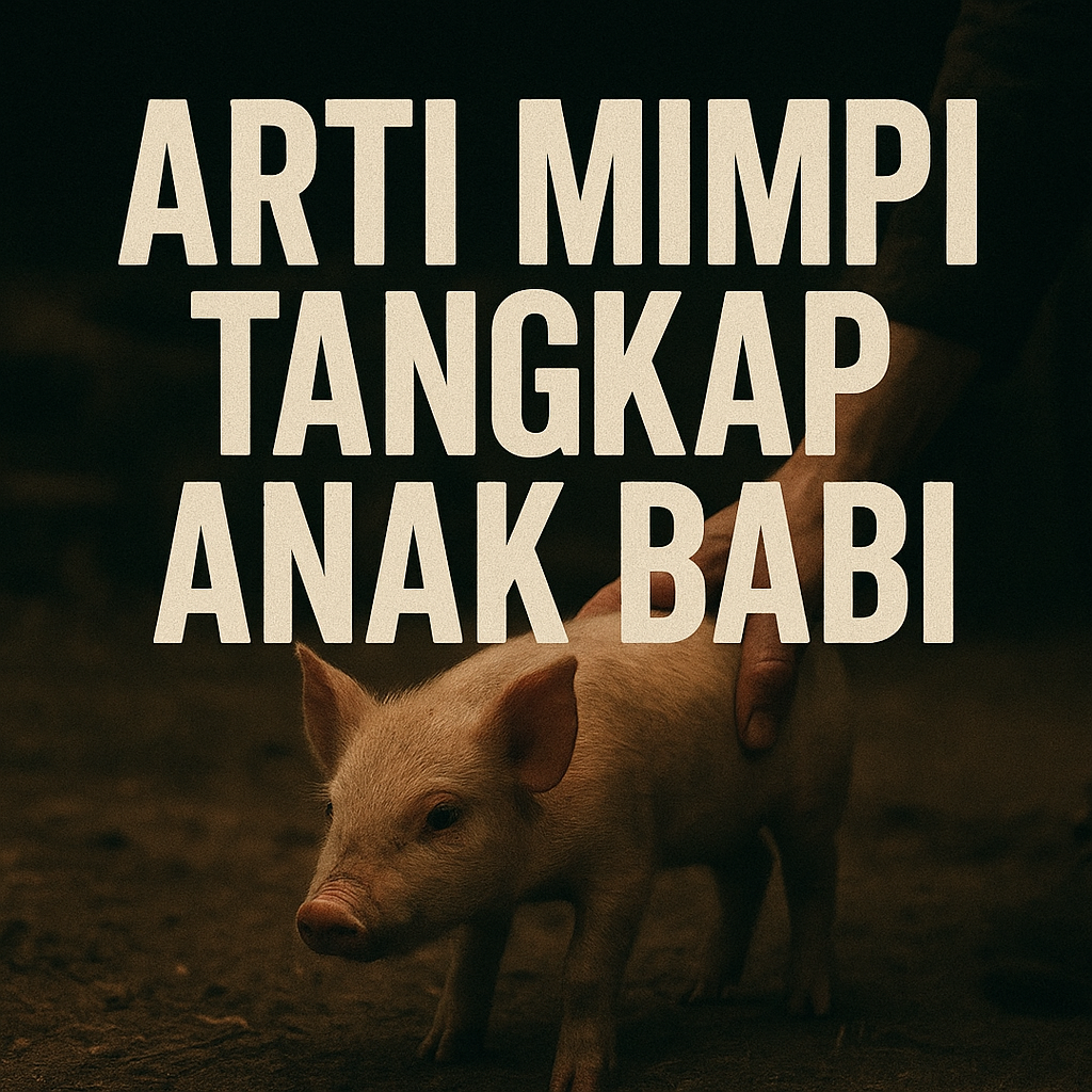 Arti mimpi tangkap anak babi melambangkan peluang kecil yang penuh makna