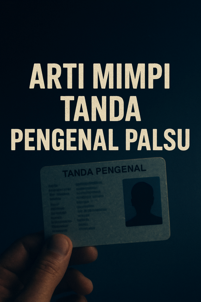 Cinematic Arti Mimpi Tanda Pengenal Palsu Dengan Makna Rahasia dan Tafsir Erek Erek Angka Lengkap