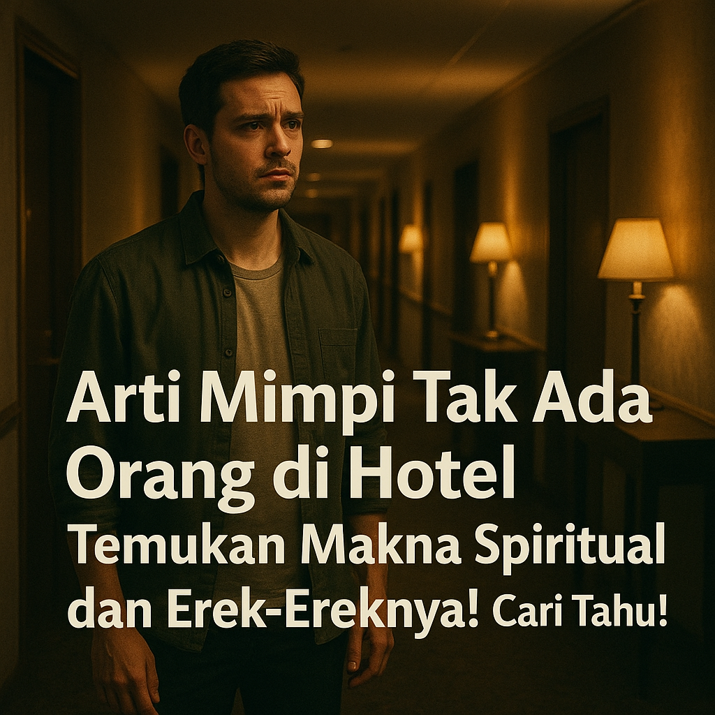 Arti Mimpi Tak Ada Orang di Hotel – Tafsir Spiritual dan Erek-Erek Lengkap