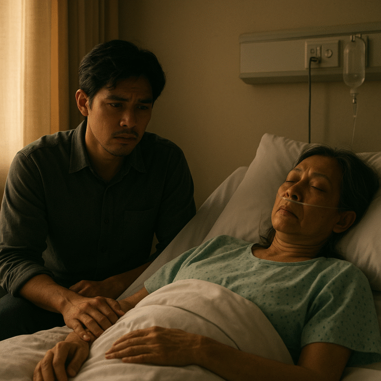 Ilustrasi arti mimpi tengok orang sakit dengan makna lengkap, tafsir primbon Jawa, psikologi, dan angka erek-erek 2D 3D 4D penuh keberuntungan.