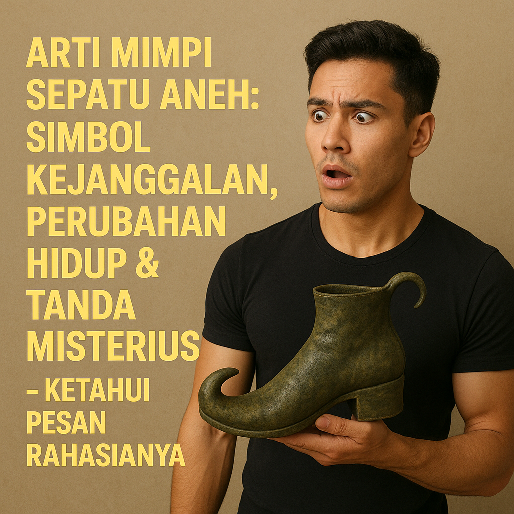 Arti Mimpi Sepatu Aneh dan Angka Erek-Erek 2D 3D 4D Lengkap