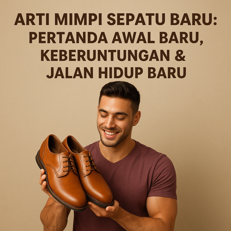 Arti Mimpi Sepatu Baru: Awal Baru, Keberuntungan & Tafsir Angka Erek-Erek