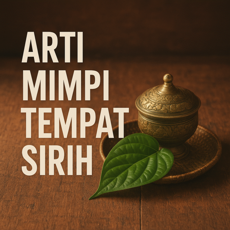 Arti mimpi tempat sirih tafsir primbon Jawa dan erek erek penuh makna rezeki