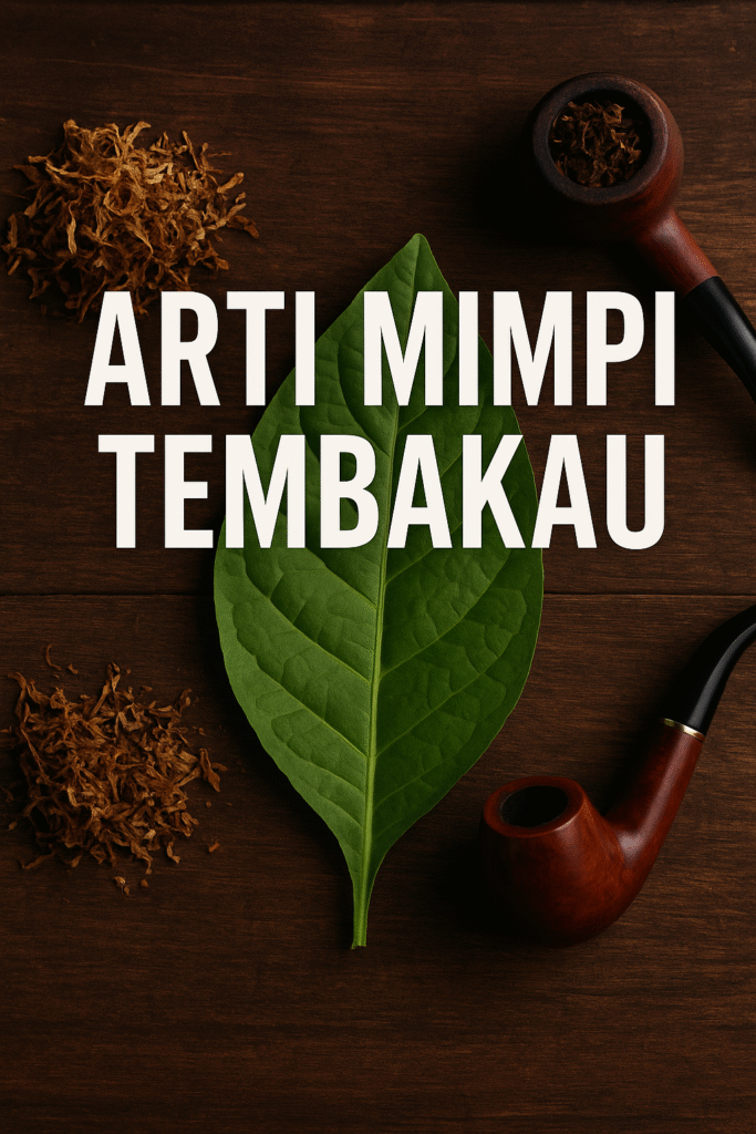 Ilustrasi arti mimpi tembakau lengkap dengan tafsir primbon dan erek-erek angka.