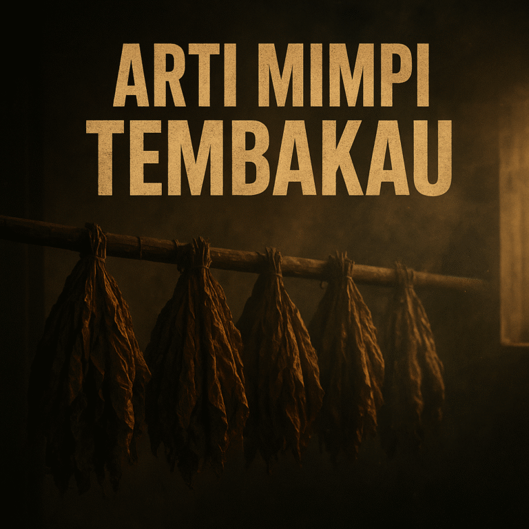 Ilustrasi arti mimpi tembakau lengkap dengan tafsir primbon dan erek-erek angka.