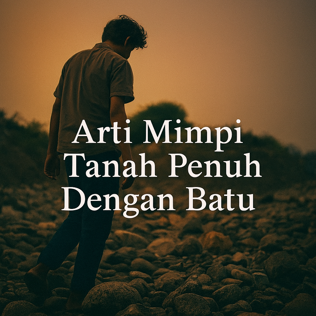 Gambaran tanah penuh batu yang memberi tafsir arti mimpi dan rahasia angka keberuntungan