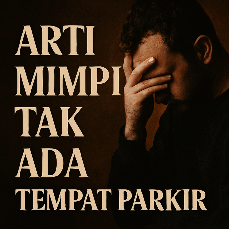 Arti Mimpi Tak Ada Tempat Parkir