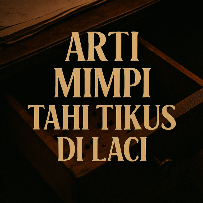 Arti Mimpi Tahi Tikus di Laci