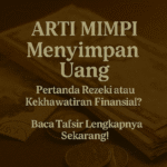 Seseorang sedang menyimpan uang kertas di brankas atau kotak aman, melambangkan perlindungan aset