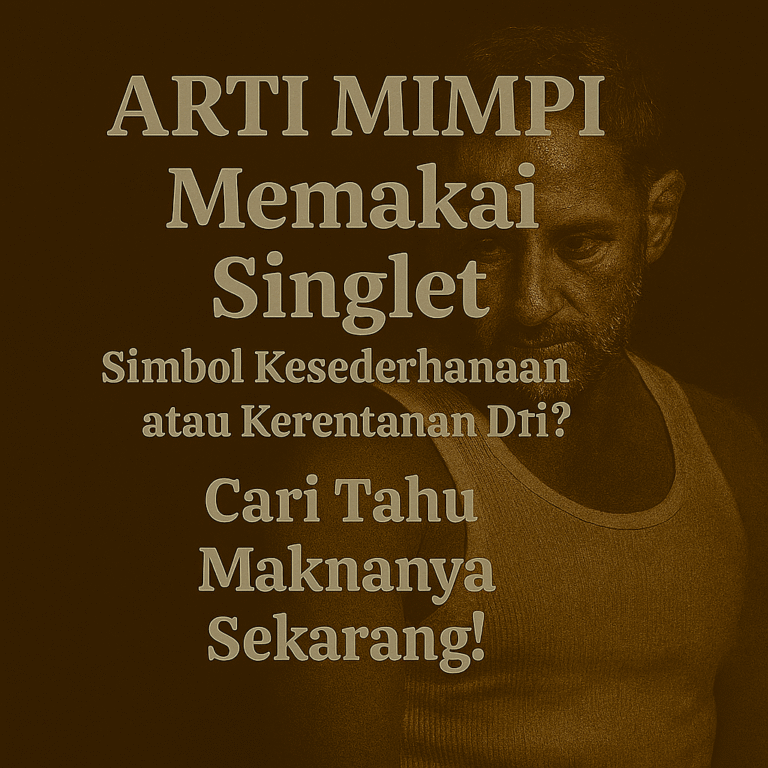 Arti Mimpi Tentang Singlet: Lebih dari Sekadar Pakaian dalam
