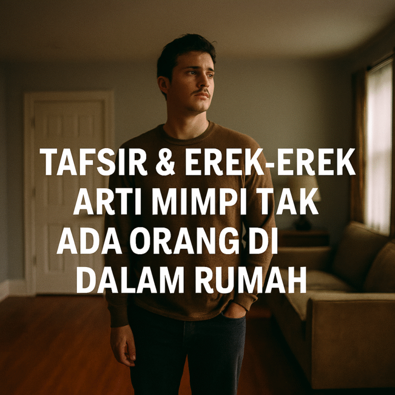 Tafsir & Erek-Erek Mimpi Tak Ada Orang di Rumah – Lengkap 2D 3D 4D